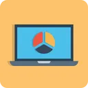 Free Laptop Business Analysis Icon