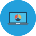 Free Laptop Business Analysis Icon