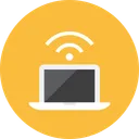 Free Laptop Signal Icon