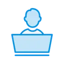 Free Laptop User Icon