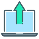 Free Upload Laptop Arrow Icon