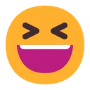 Free Squinting Face Flat Icon