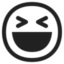 Free Squinting Face High Icon