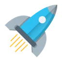 Free Launch Rocket Development Icon