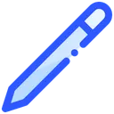 Free Apfel Bleistift Stift Icon