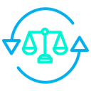 Free Justice Law Scale Icon