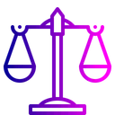 Free Law Balance Scale Icon