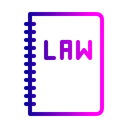 Free Law Book Judicial Icon