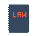 Free Law Book Judicial Icon