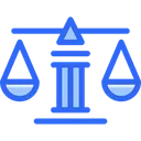 Free Law Blue Color Outline Miscellaneous Life Style Icon