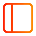 Free Layout A Esquerda Site Formato Ícone