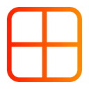 Free Layout Grid Layout Design Element Icon