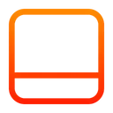 Free Parte Inferior Do Layout Site Formato Ícone