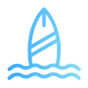 Free Surf Planche De Surf Plage Icon