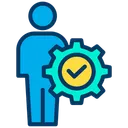 Free Businessman Manager Strategy Icon
