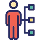 Free Leader Manager Organization Structure Icon