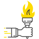 Free Leader Leadership Torch Icon