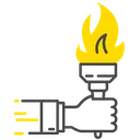 Free Leader Leadership Torch Icon