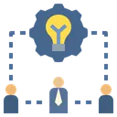 Free Team Leadership Operation Icon