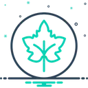 Free Leaf Green Environment Icon