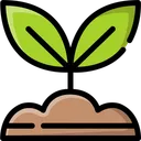 Free Leaf Sprout Growth Icon