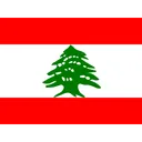 Free Lebanon Flag Country Icon