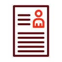 Free Lebenslauf CV Profil Symbol