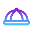 Free Abdeckhaube für Lebensmittel  Symbol