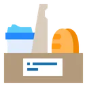 Free Lieferung Restaurant Paket Symbol