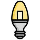 Free Led Bulb  Symbol