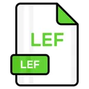 Free Lef File Format Icon