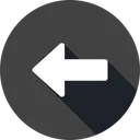 Free Left arrow  Icon
