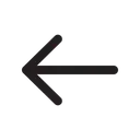 Free Left Arrow  Icon