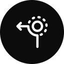 Free Left Circle Direction Icon