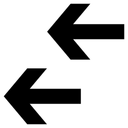 Free Left Movement Icon