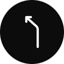 Free Left turn  Icon