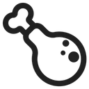 Free Leg High Contrast Icon