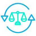 Free Giustizia Legge Scala Icon