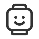 Free Lego Figure Head Lego Head Puzzle Icon