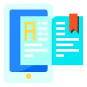 Free Livro Smartphone Educacao Icon