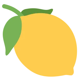 Free Lemon Emoji Icon