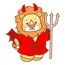 Free León de Halloween  Icono