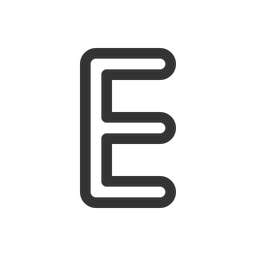 Free Letter E  Icon