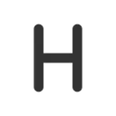 Free Letter H  Icon