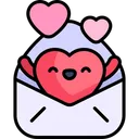 Free Letter Love Valentine Icon