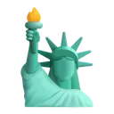 Free Of Liberty Color Icon