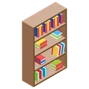 Free Library Reading Corner Book Shelf Icon