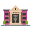 Free Library Bibliotheca Bookroom Icon