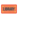 Free Library Room Board Icon