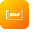 Free Library Room Board Icon